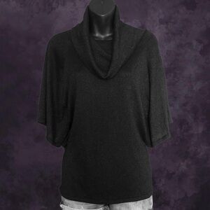Sparkly Batwing Slouchy Top